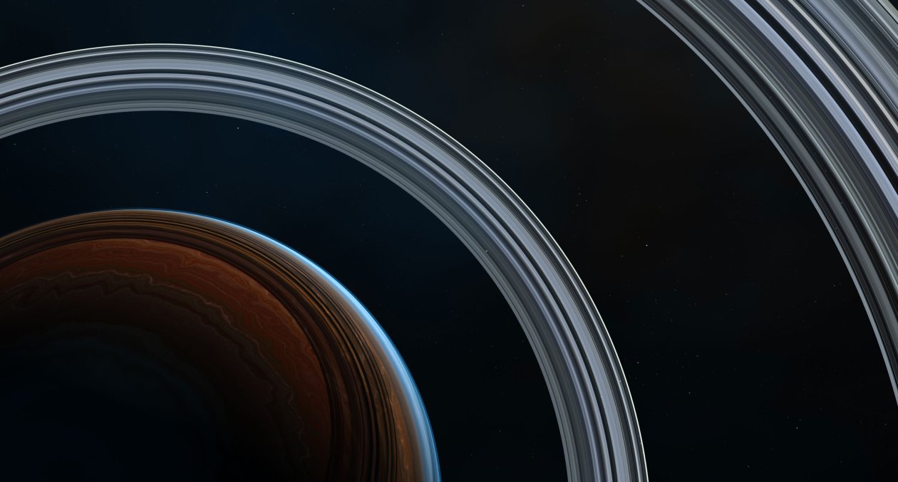 Rings Space 4k