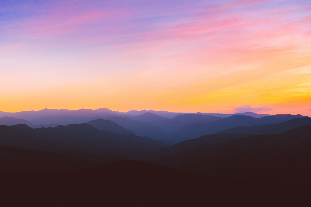 Horizon Landscape Mountain Peak 5k