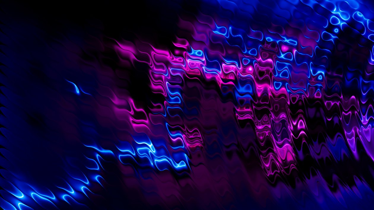 Abstract Purple Blue Cell 4k