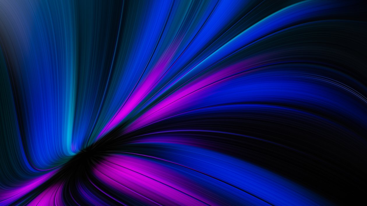 Source Of Abstract Blue 4k