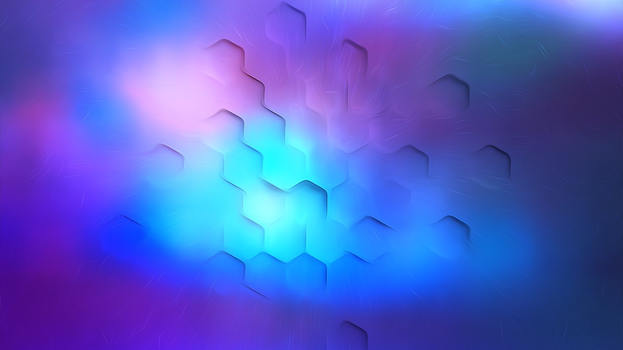 Hexa Polygon Soothing Lights 4k