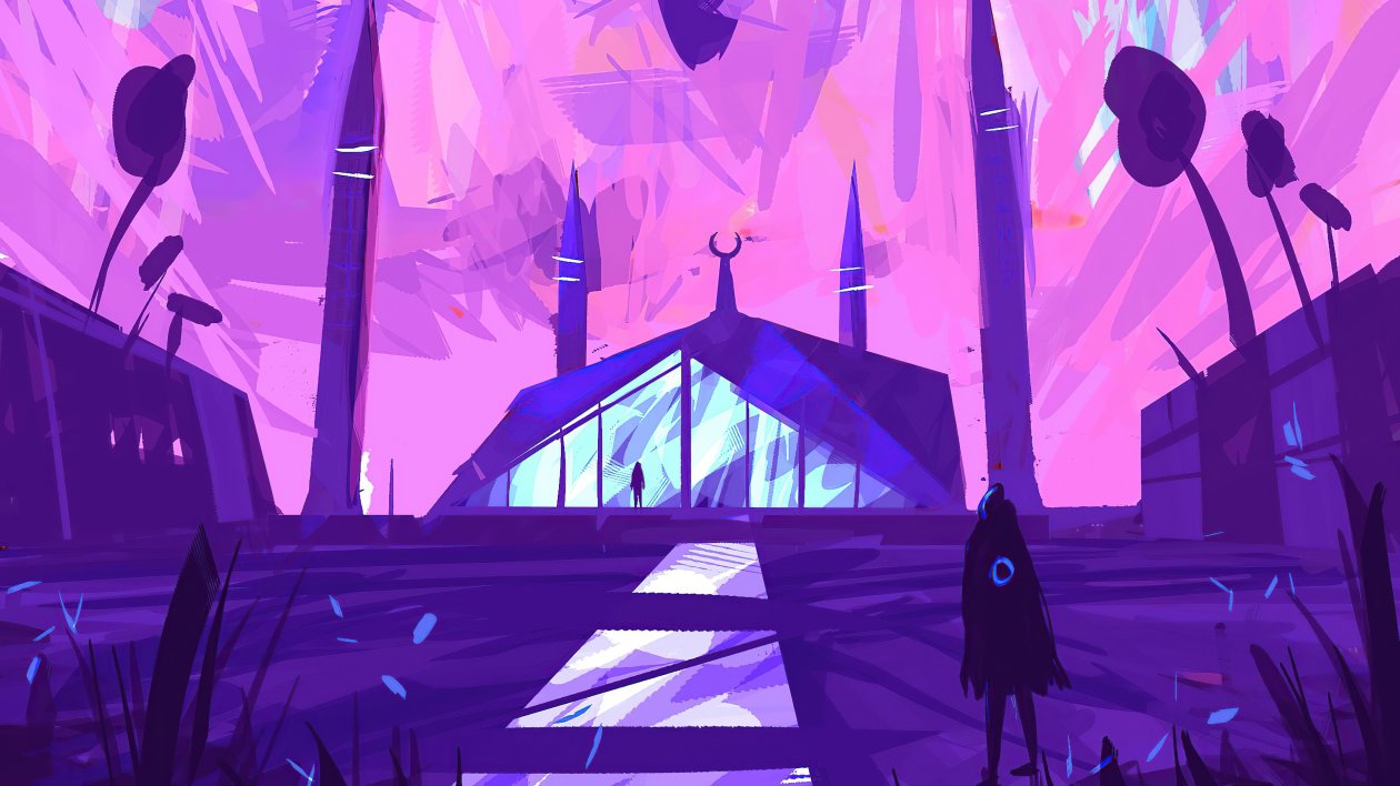 Walking Towards Temple 4k