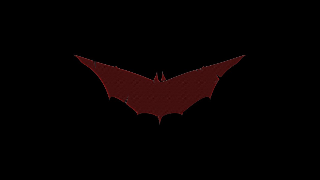 Batman Red Logo 8k