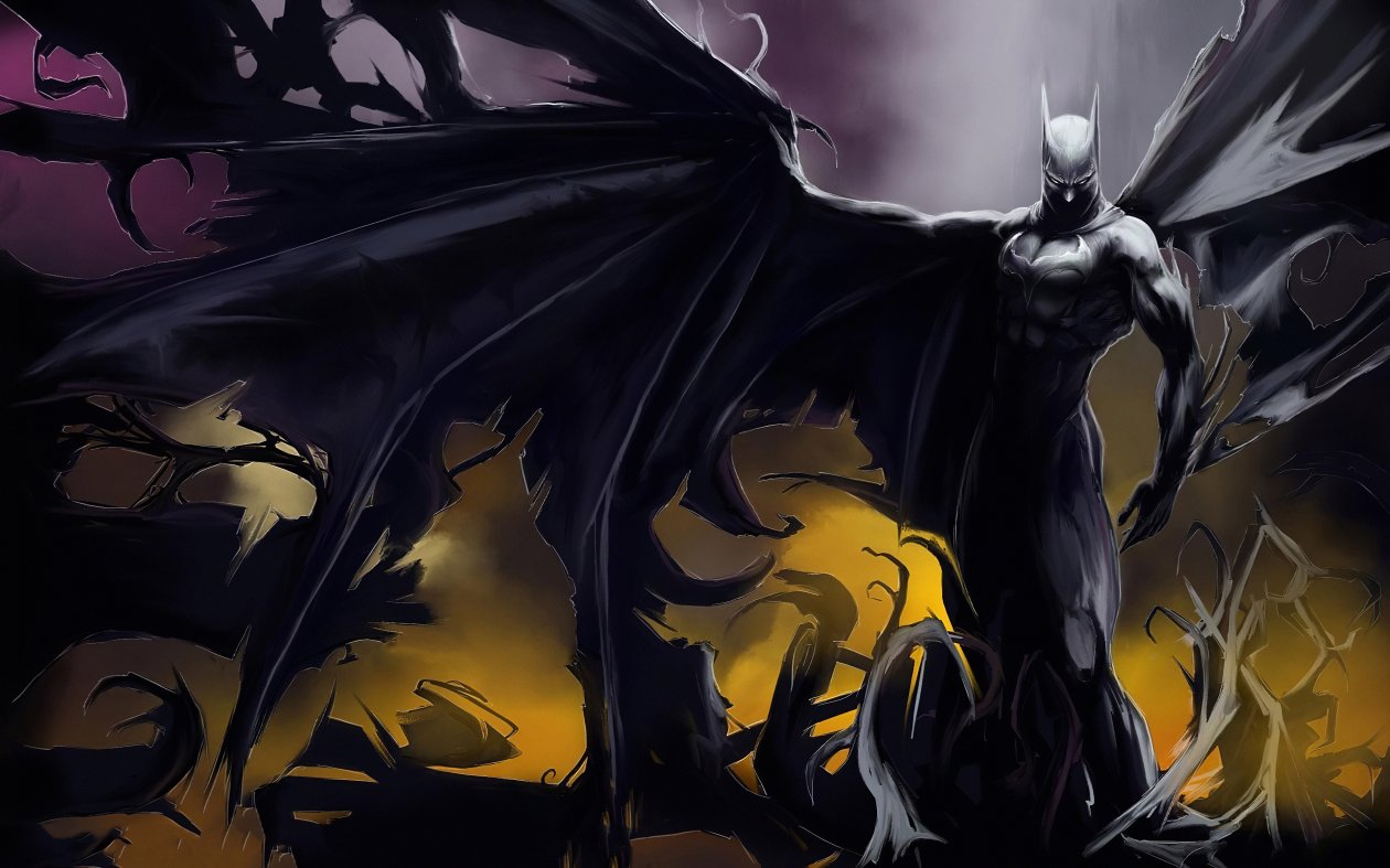 Fond d'écran The Bat Man 4k