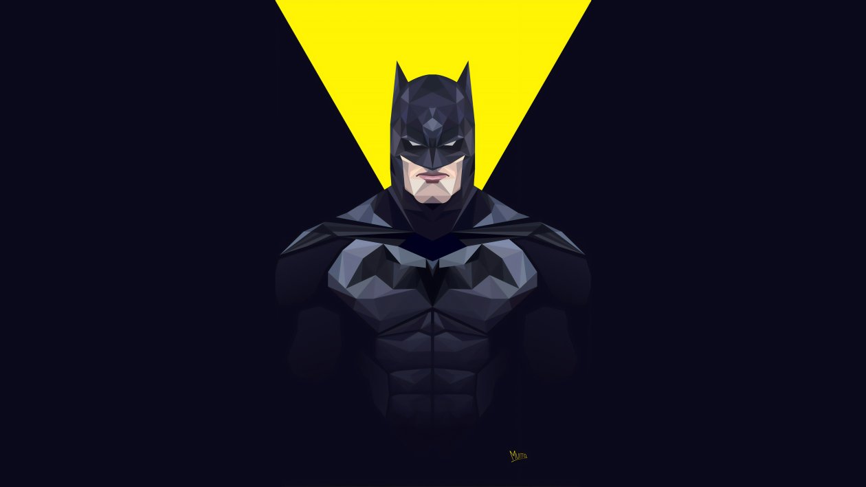 Batman Minimal 4k