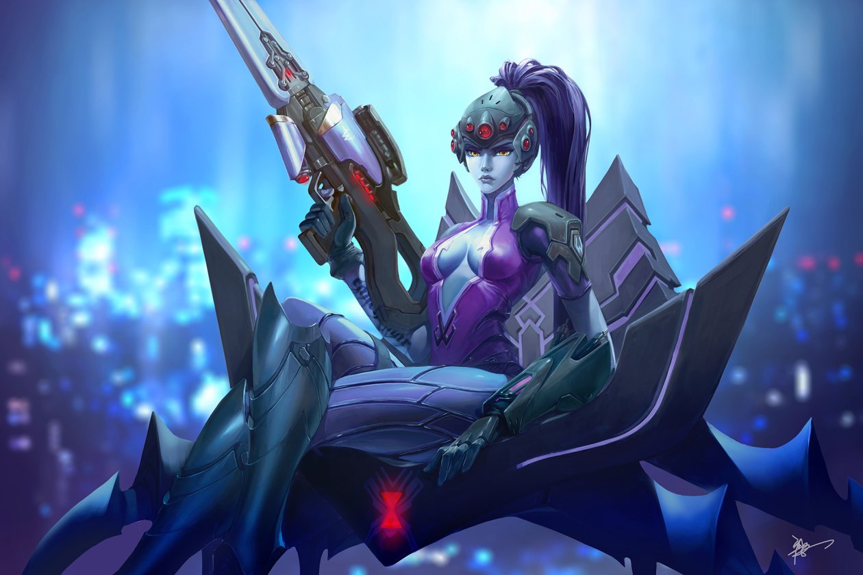 Widowmaker Overwatch Game Artwork