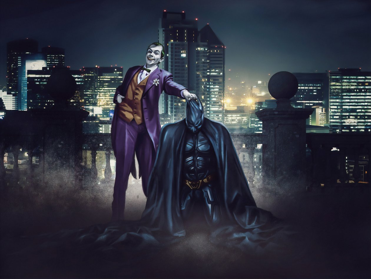 Joker Take Down The Bat