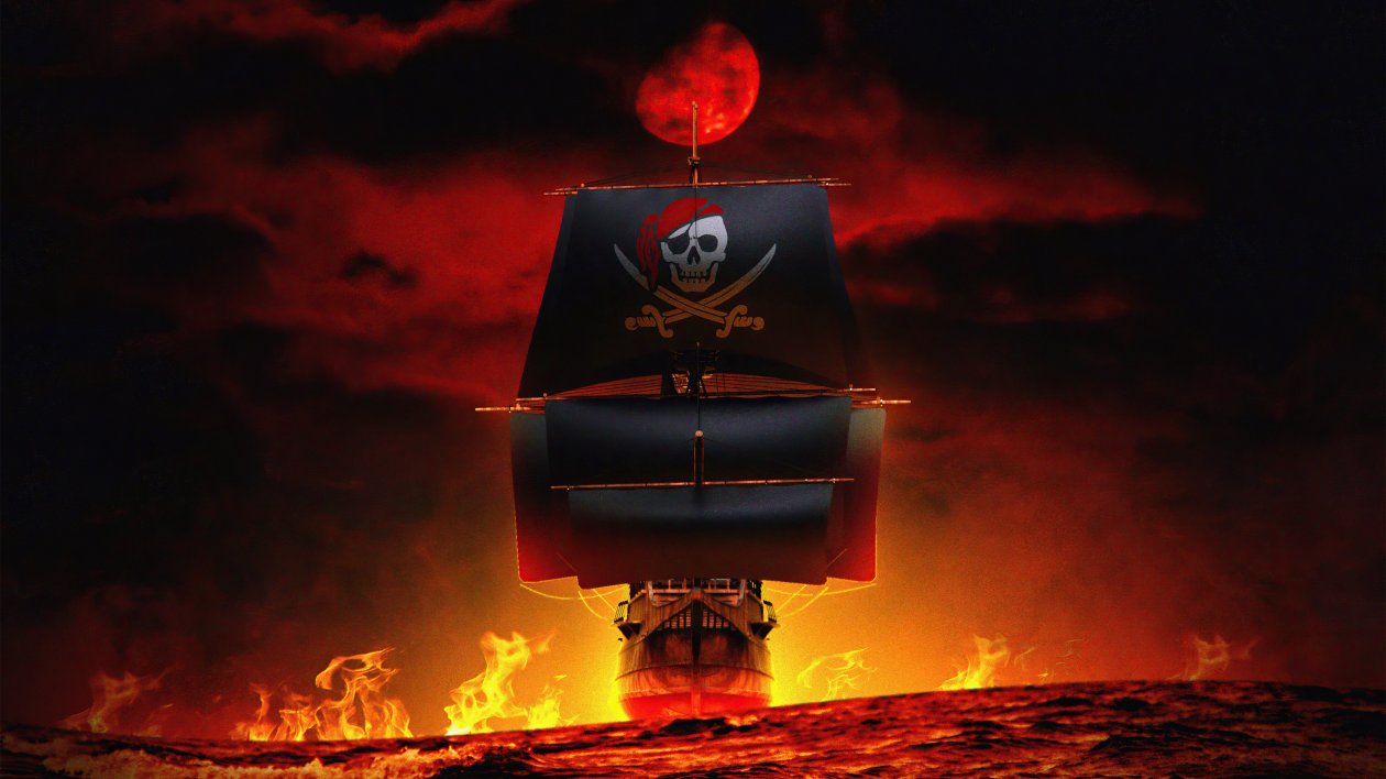 Pirate Boat Sailing
