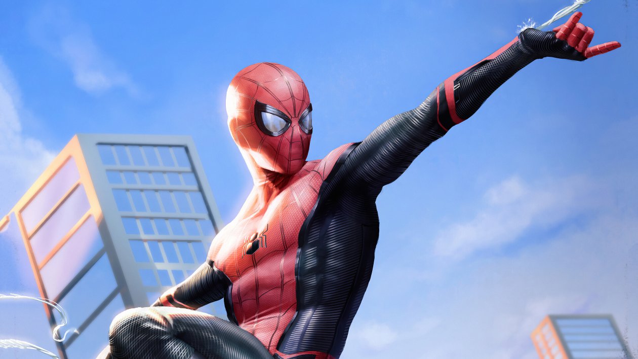 Spiderman4k Flying