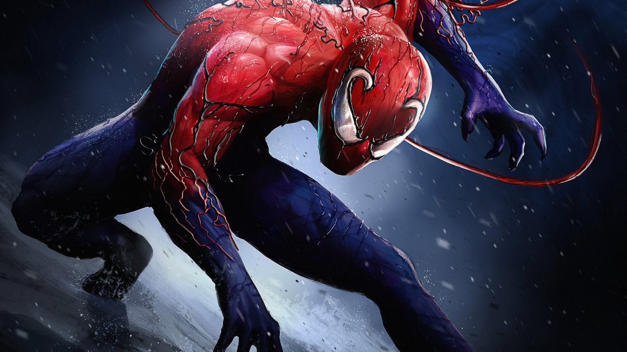 Spiderman Toxin Dark Hearts 4k