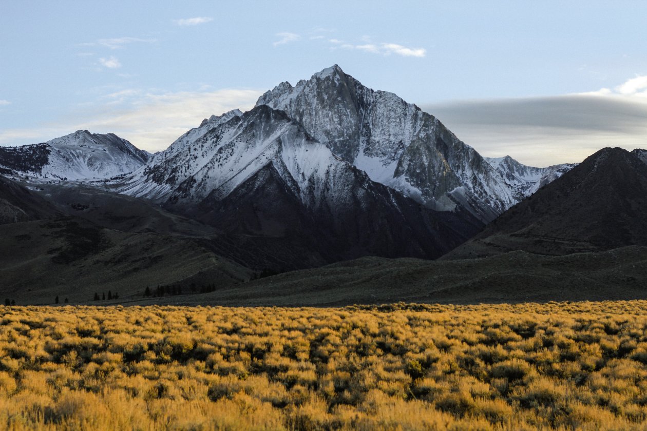 Sierra Nevada Range In Summer