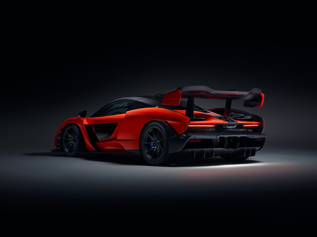 McLaren Senna Rear Lights View 4k