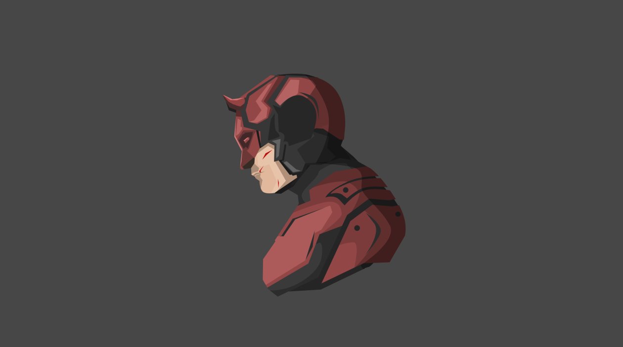 Daredevil Minimalism 4k