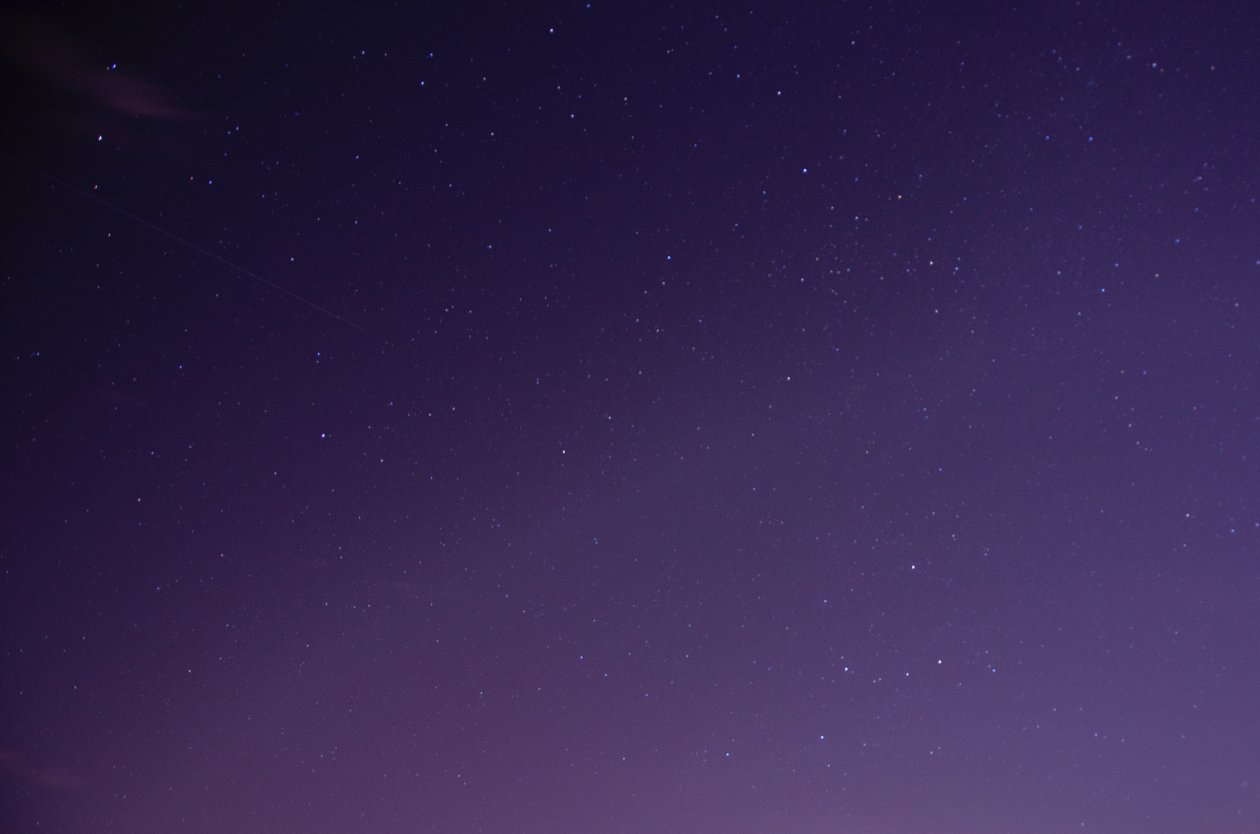 Starry Purple Sky 4k