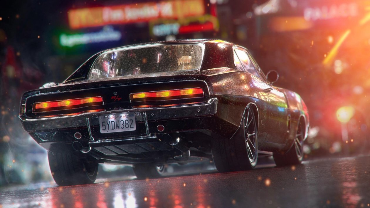 Dodge Rain City Digital Art Reflections