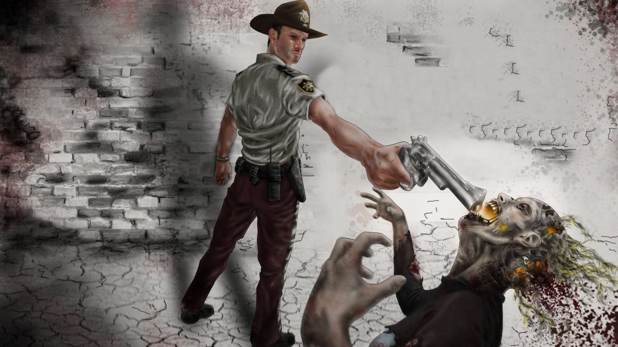The Walking Dead 10k Artwork
