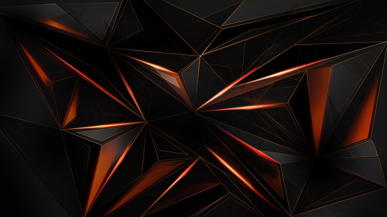 Polygon Abstract Shapes Sharp 4k