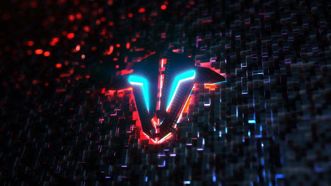 Blue Glowing Ship Bricked