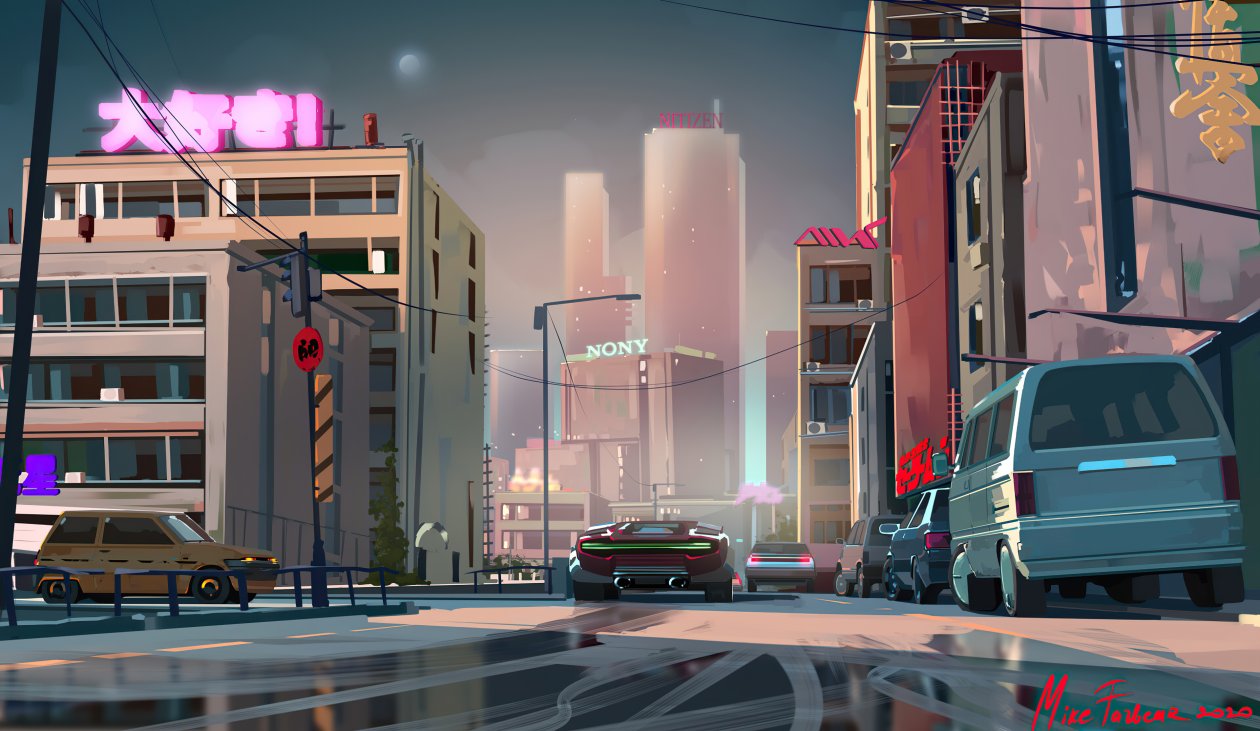 Future In The Style Of The 80s 4k