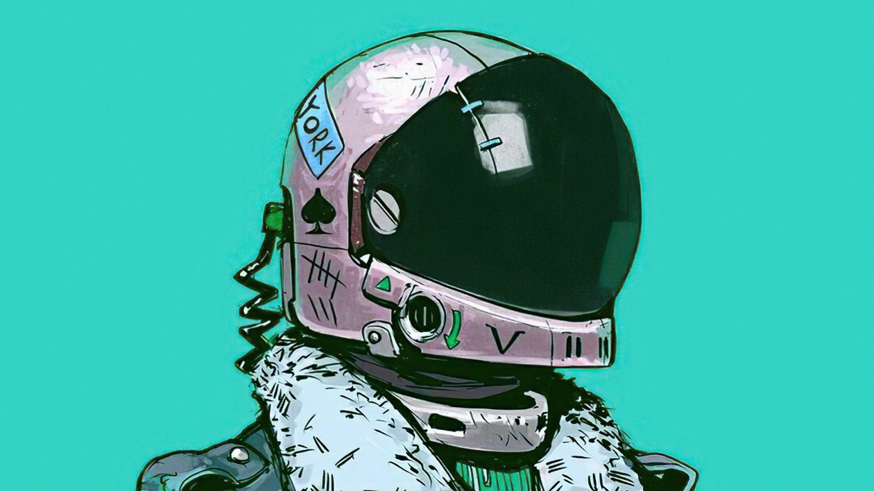 Astronaut Comic Art 4k