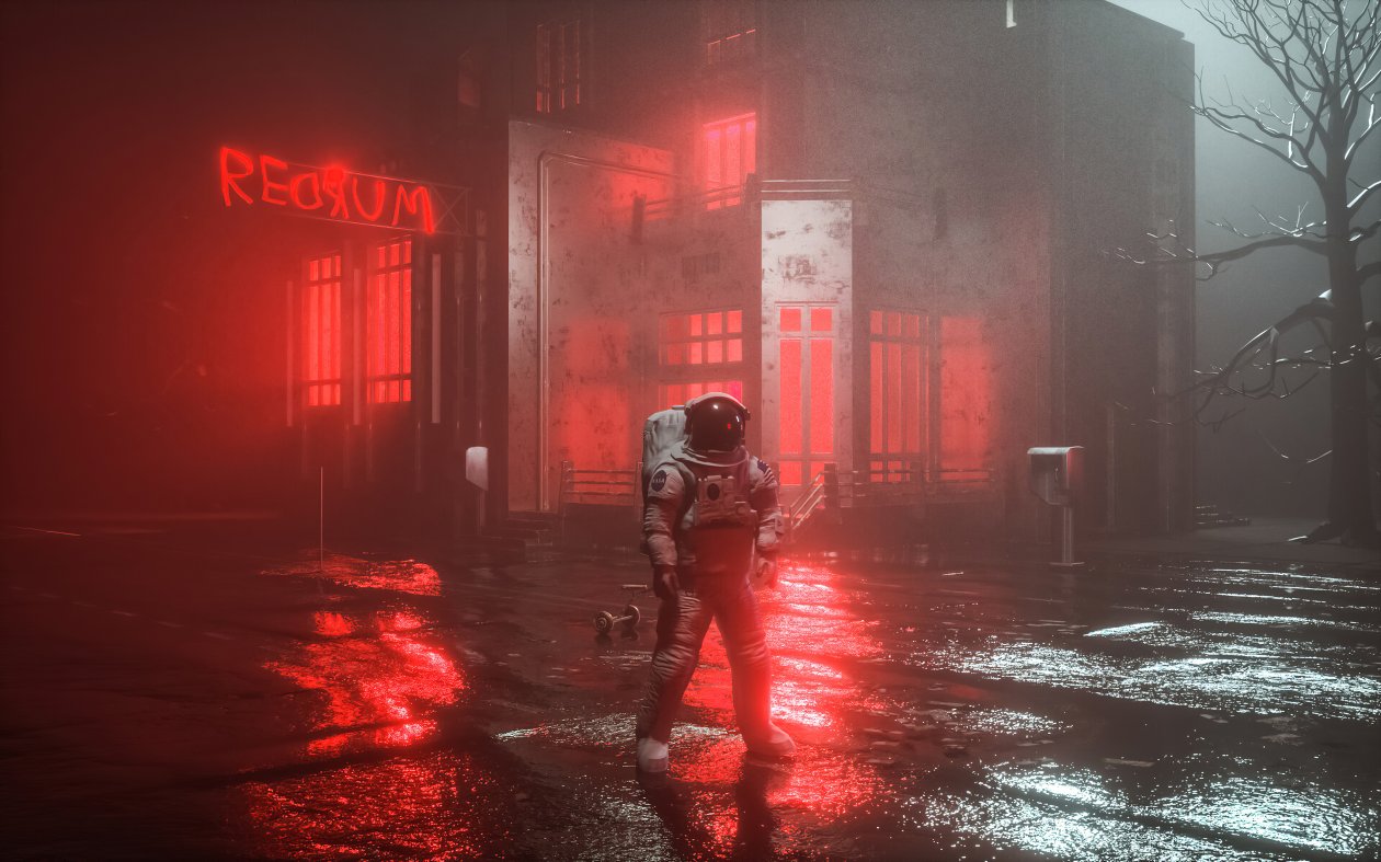 After Destruction Astronaut 4k