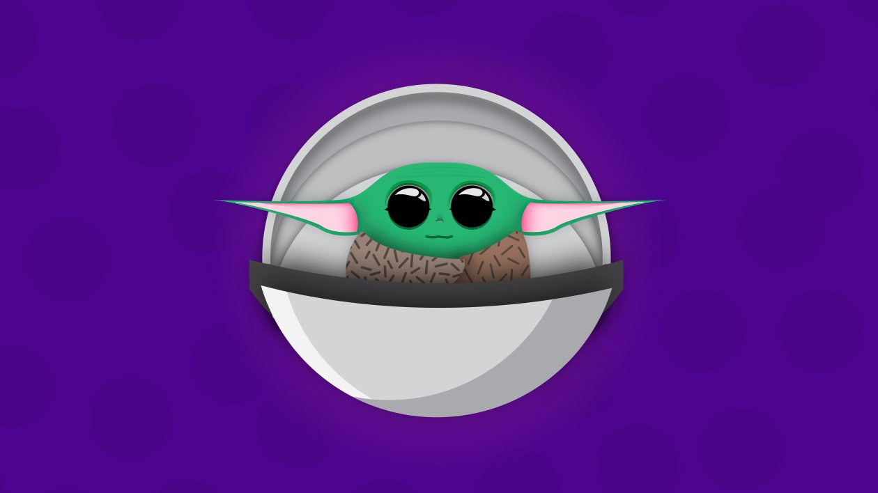 Baby Yoda Minimal 8k