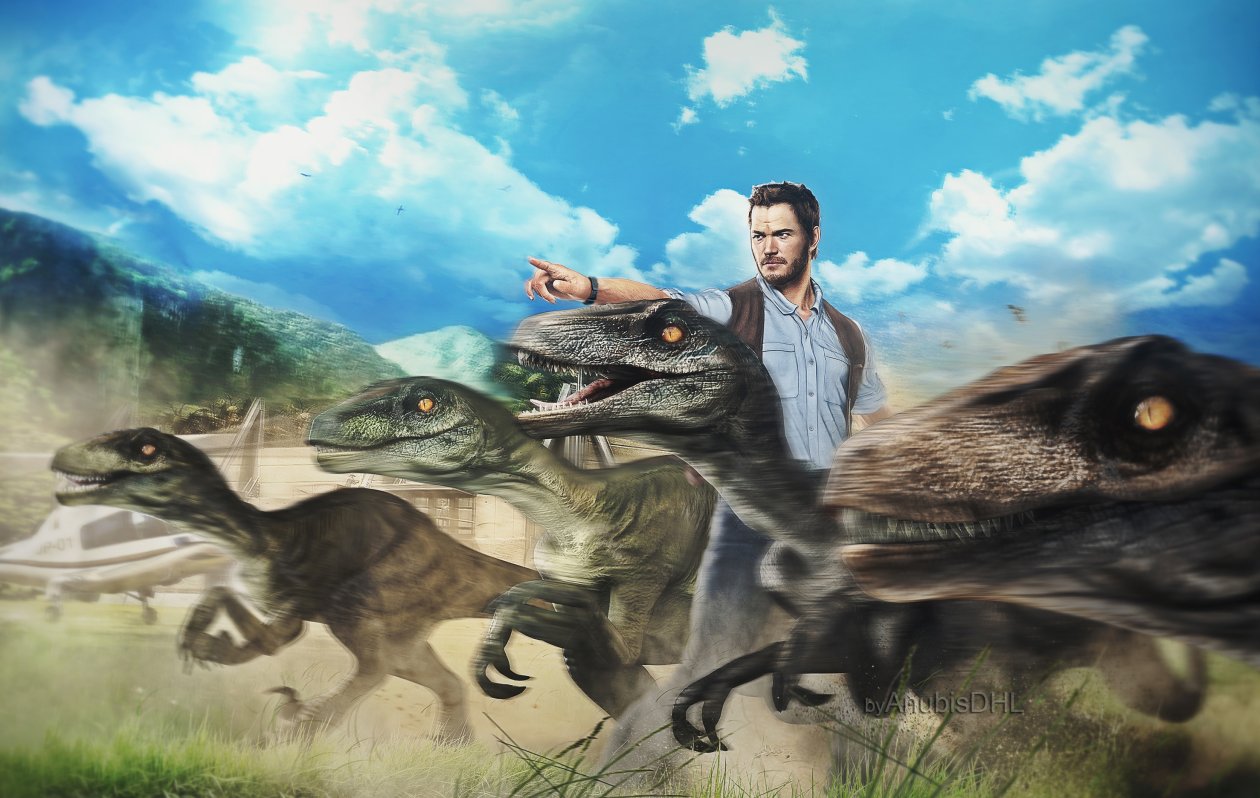 Chris Pratt Raptors Squad Artwork