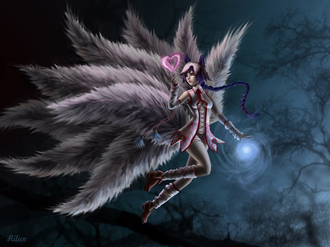 League Of Legends Ahri Art