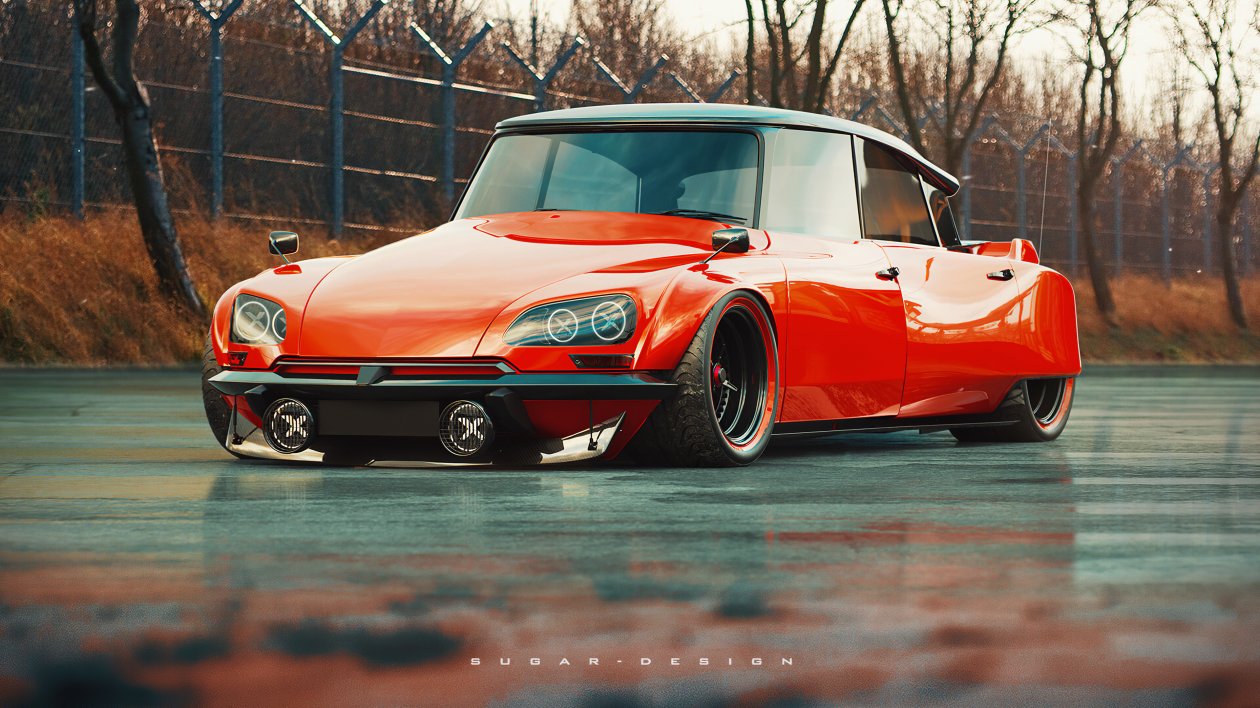 Citroen Ds Concept Art 4k