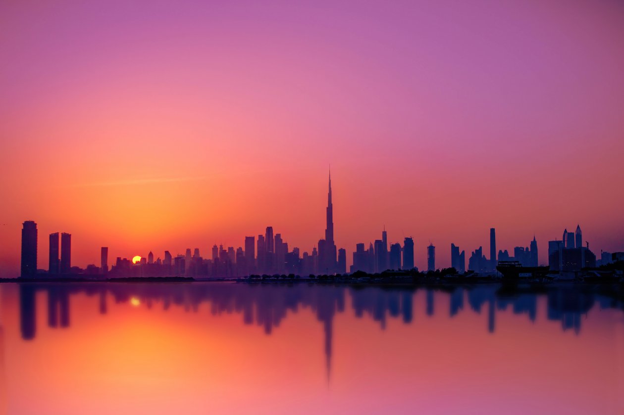 Dubai City Silhouette 5k