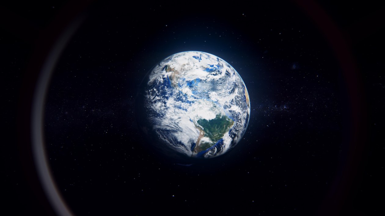 Earth View From Space 8k