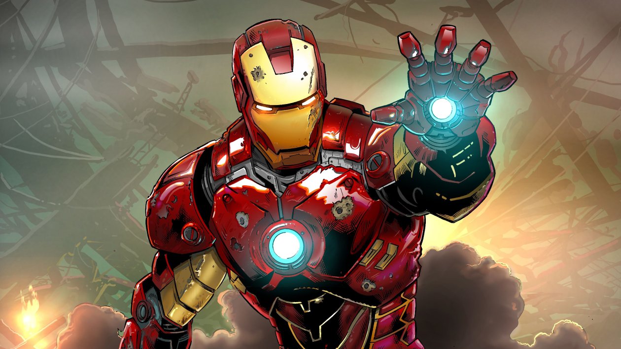 Iron Man Comicart 4k