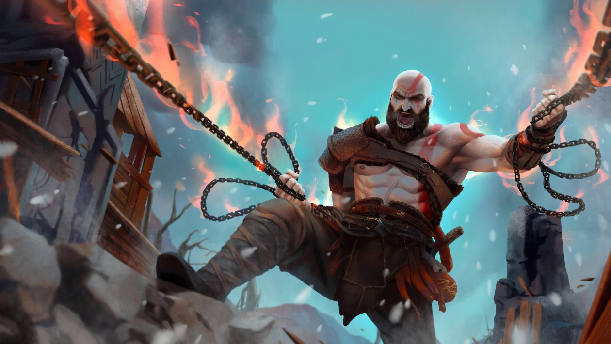 Kratos 4k Artwork New
