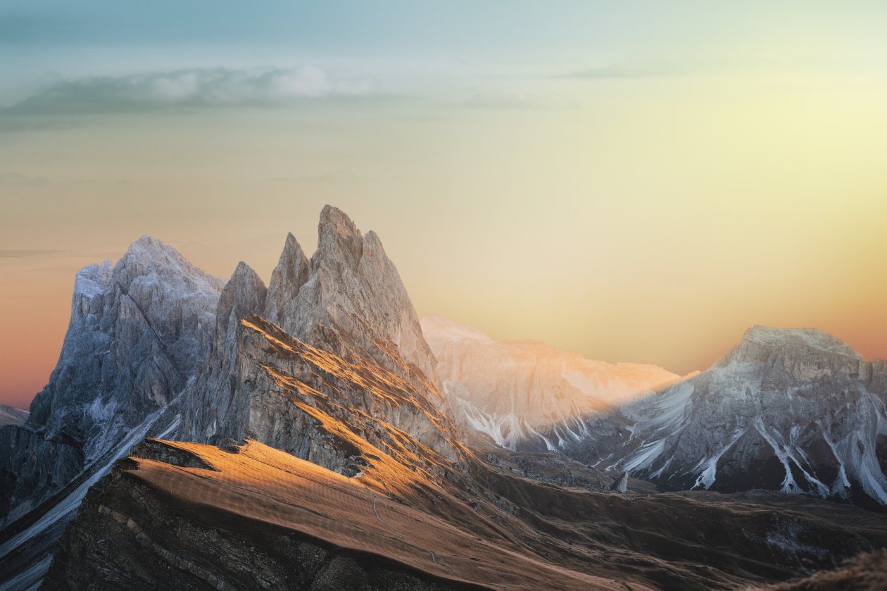 Mountain Sky Beautiful Landscape 8k