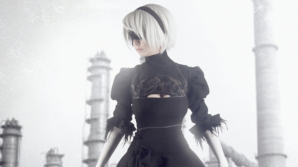 Nier Automata Monochrome