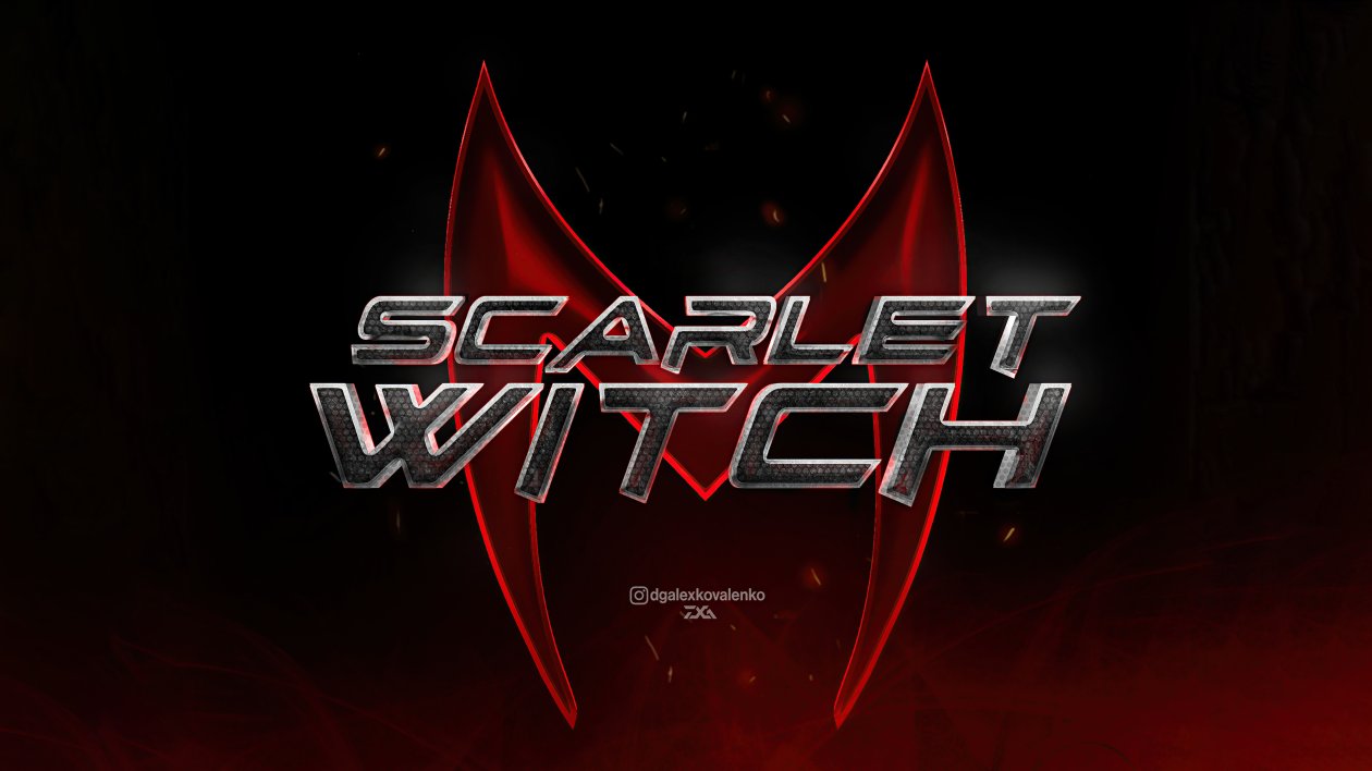 Scarlet Witch Logo 5k