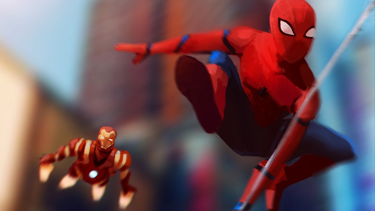 Spiderman Iron Man