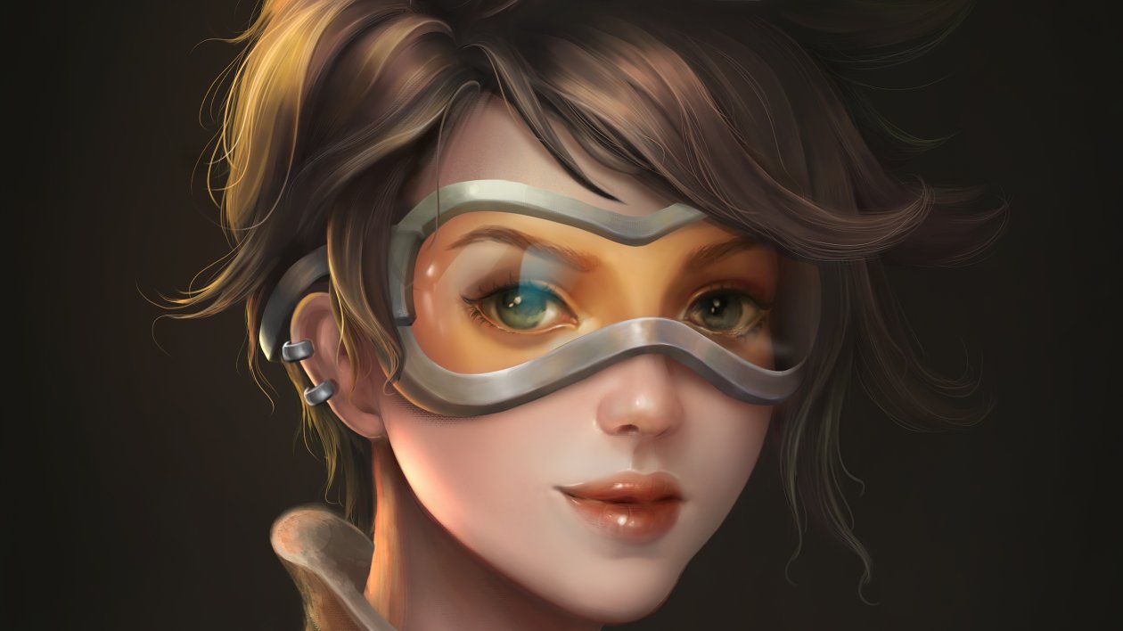 Tracer From Overwatch Artwork