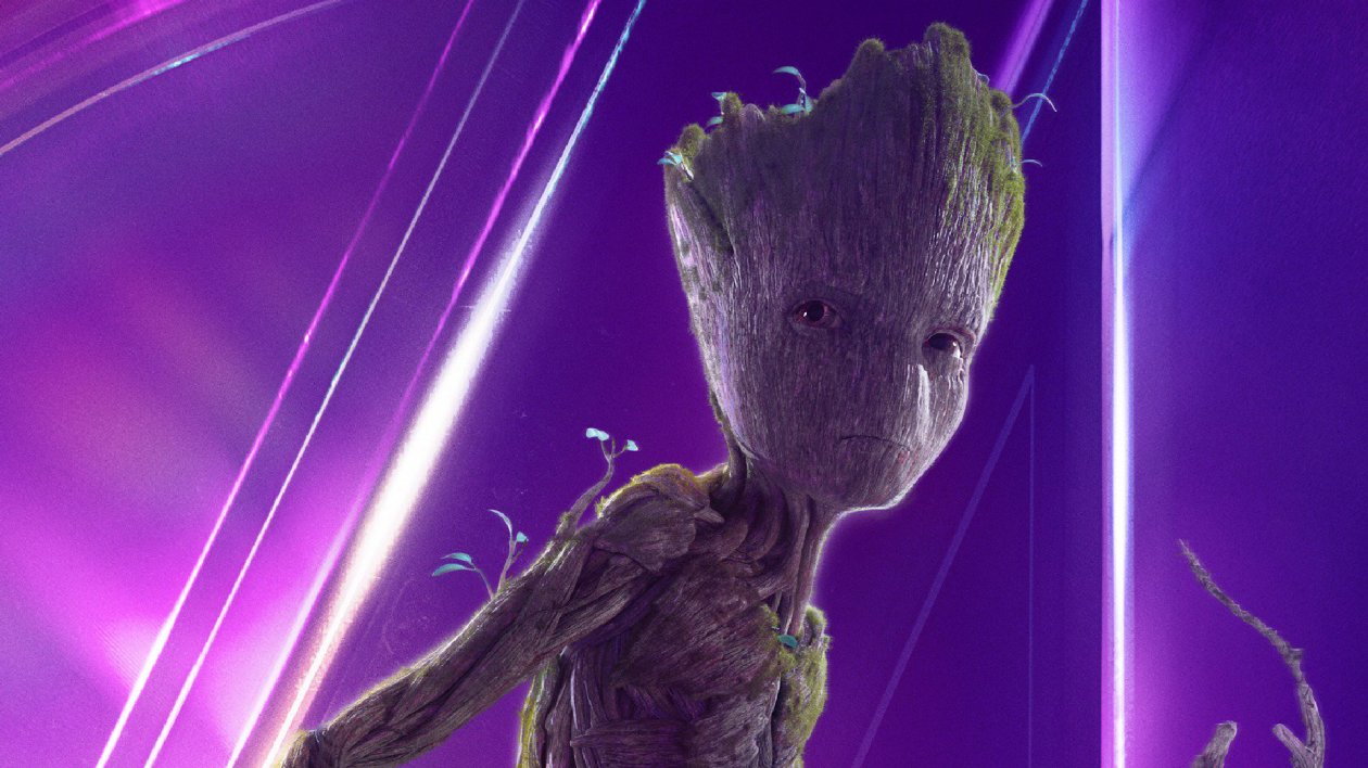 Baby Groot In Avengers Infinity War New Poster