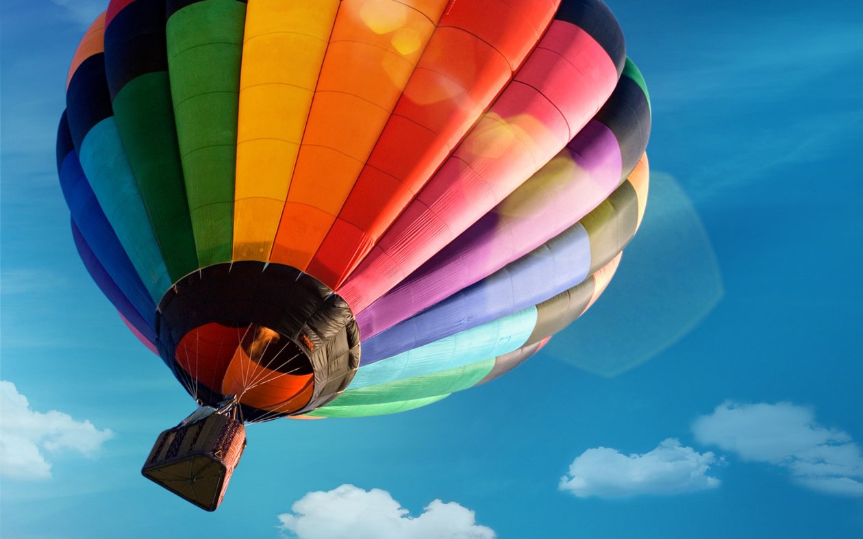 Colorful Hot Air Ballon