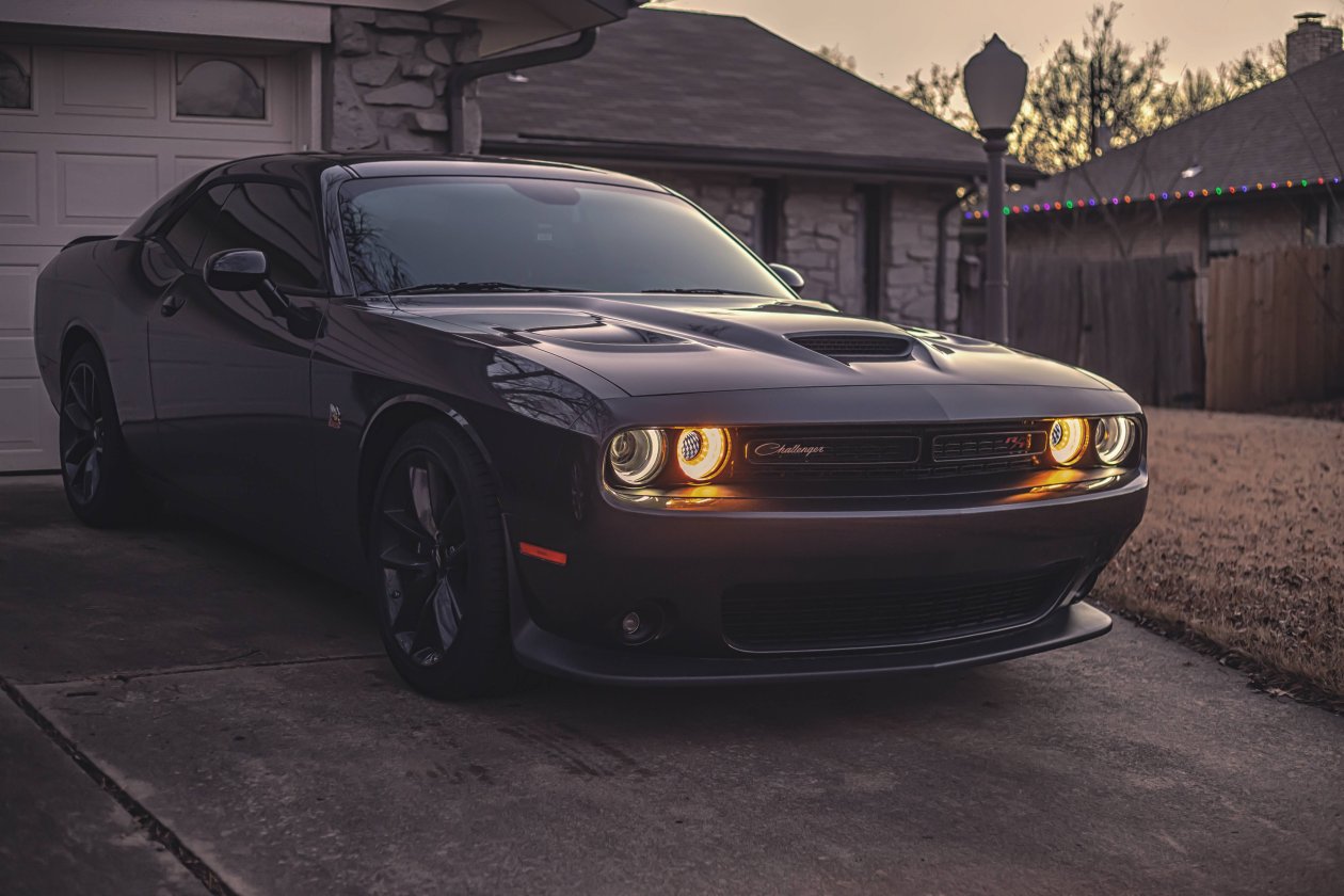 Black Dodge Challenger 5k