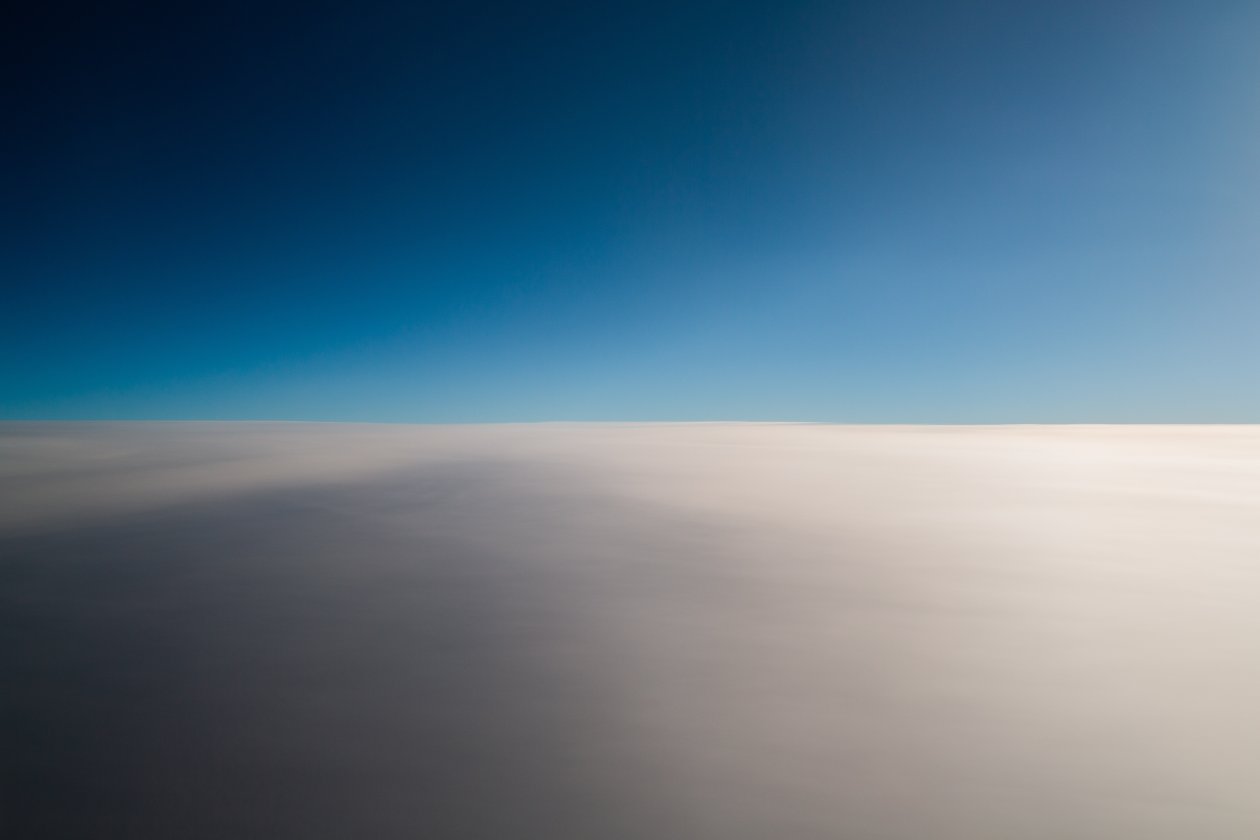 Blue Sky Plane Landscape