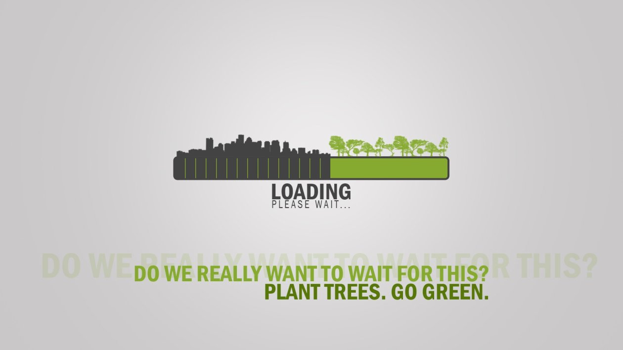 Go Green Inspirational Typography