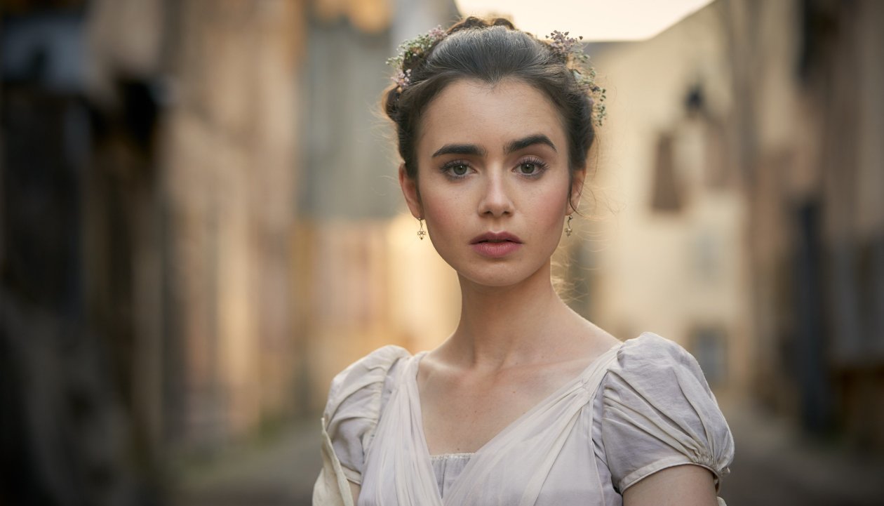 Lily Collins In Les Miserables 2018