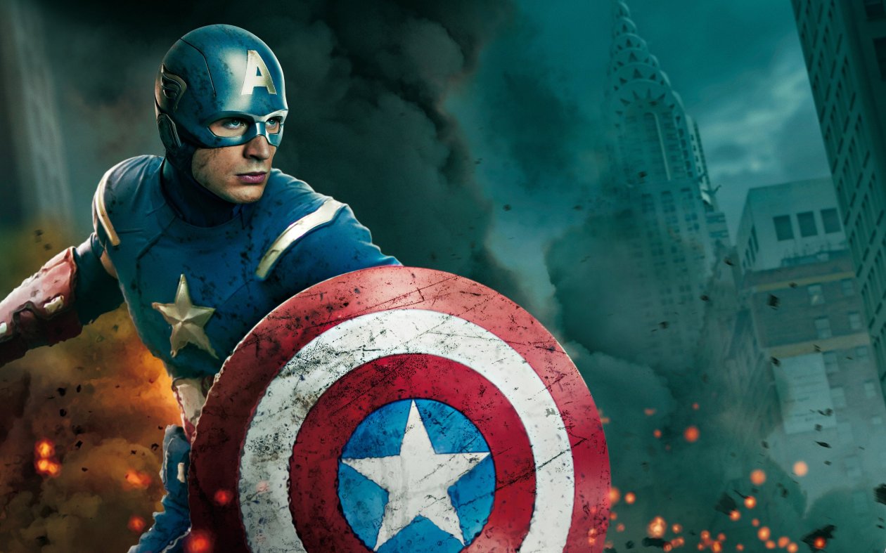 Captain America Marvel Superhero 4k