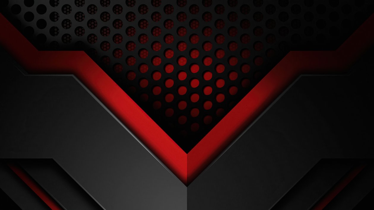 Down Shapes Red 4k