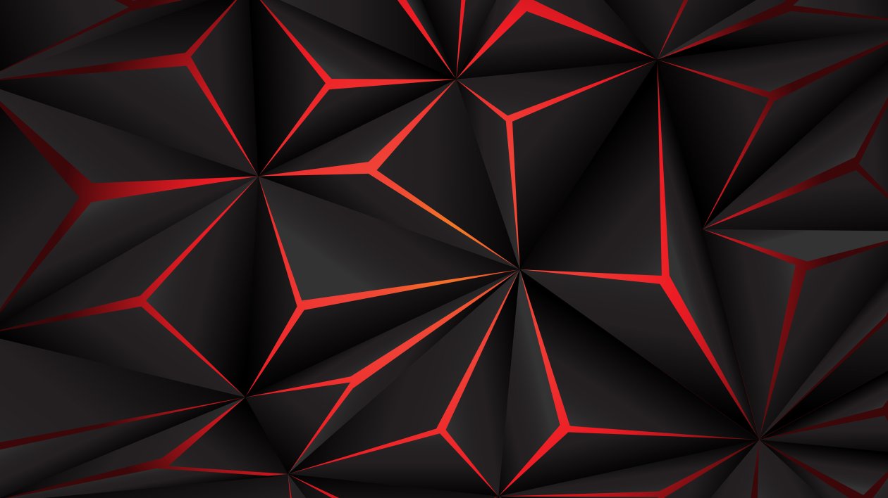 Shapes Glowing Abstract 5k