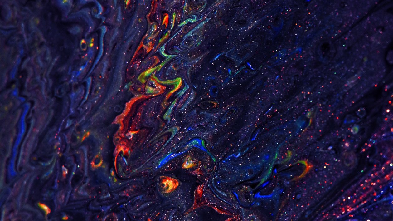 Abstract Colorful Sand