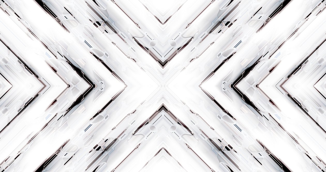 White Render Abstract Art 4k