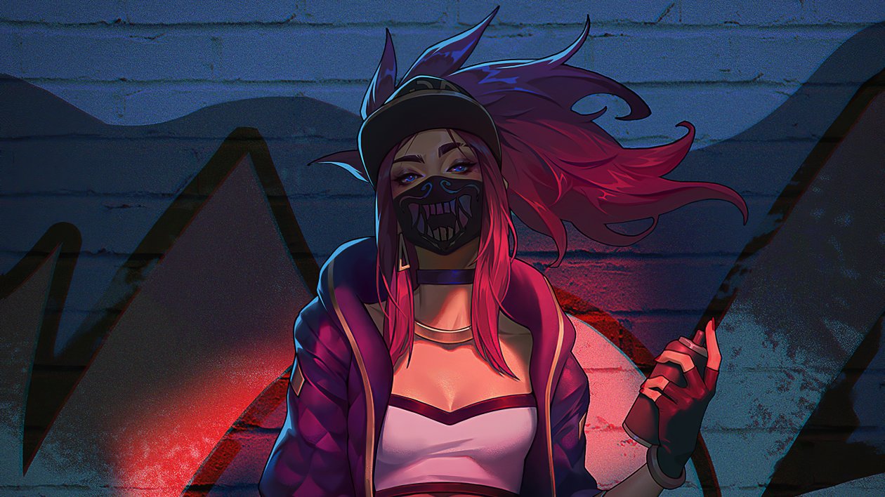 Kda Akali With Spray 4k